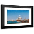 thumbnail image 1 of Félix Ziem 24x17 Black Modern Framed Museum Art Print Titled - Venice, the Basin of San Marco, 1 of 5