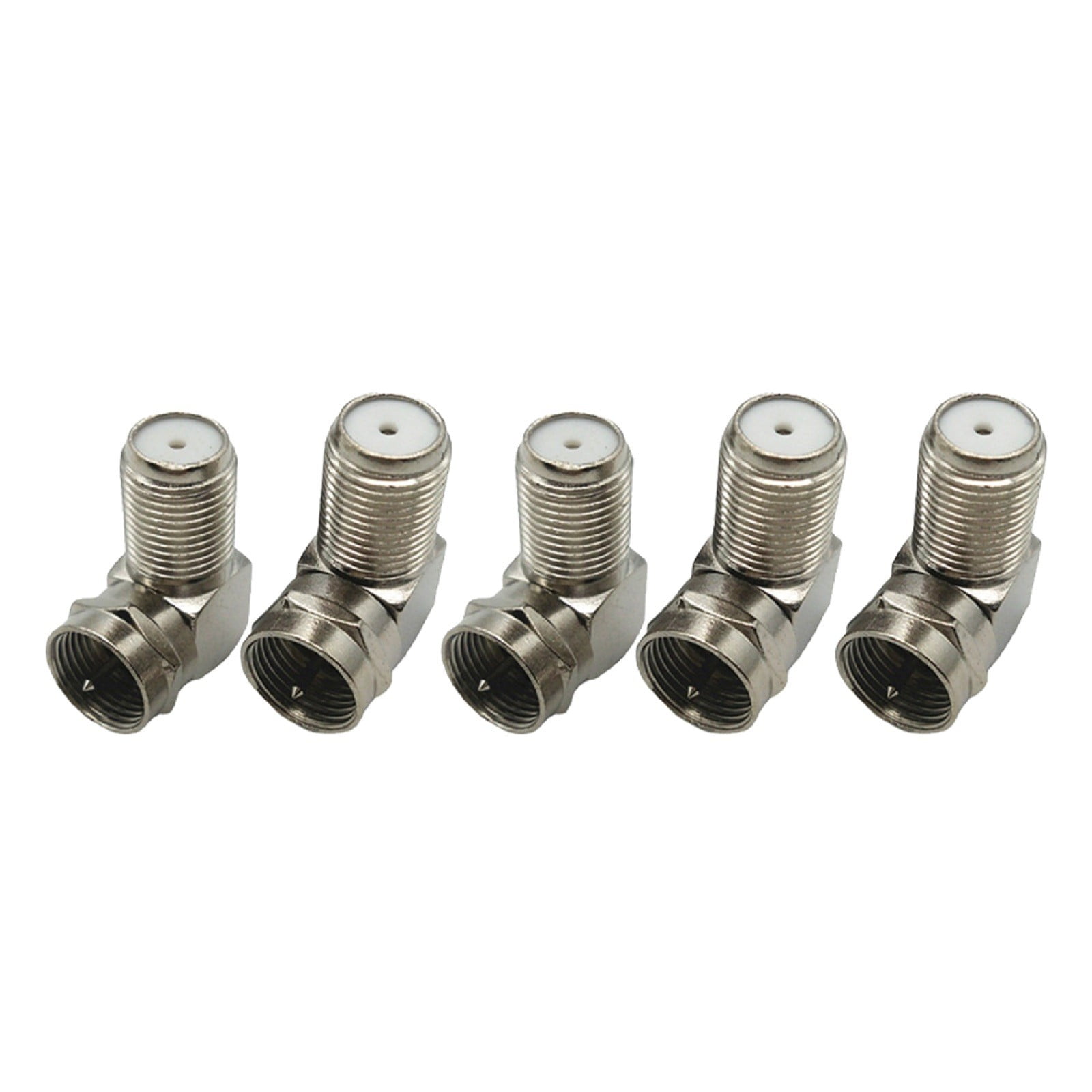 F male to F female Adapter 90 degrees Cable TV Coaxial Coax Connector Adapter 50mm