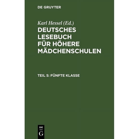 Fnfte Klasse (Hardcover)
