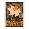 thumbnail image 1 of Fête des Narcisses Montreux - Ballet Russes - Vintage Ballet Dance Poster by Jules Courvoisier c.1928 - Bamboo Fine Art 290gsm Paper Print (Unframed) 24x32in, 1 of 4