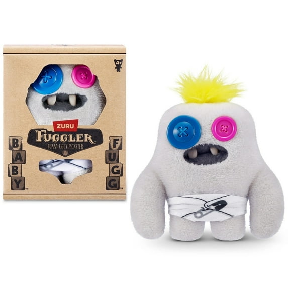 F·uggler Baby Fugg Series 3, 3.5" by ZURU Funny Monster, Plush, Collectible, Toy (Sasquoosh)