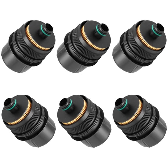 Engine Oil Filter 68507598AA 68498720AA 6PCS Compatible with Jeep 2020-2024 Wrangler JL, 2021-2024 Gladiator, 2020-2024 Ram 1500 DT EcoDiesel 3.0L V6