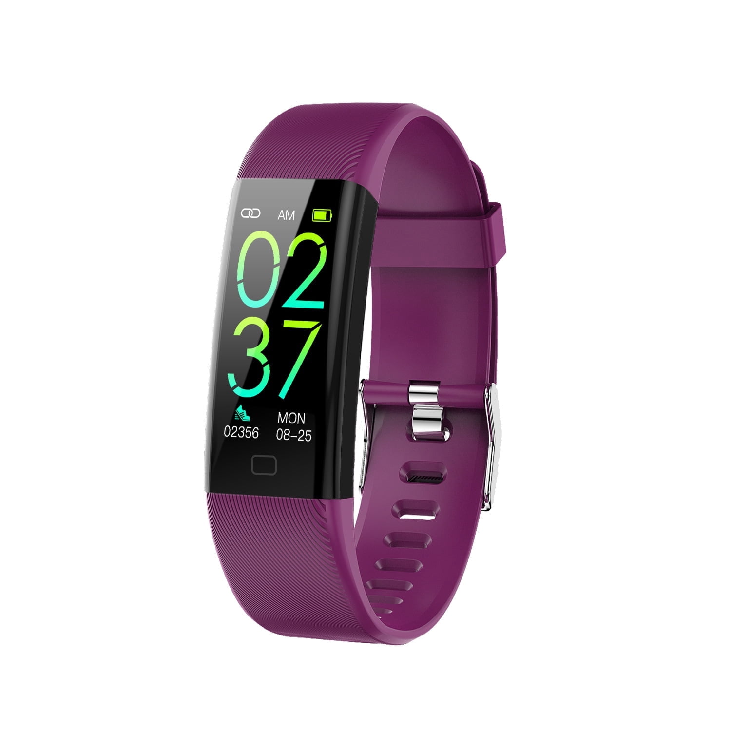 Laatikui F07T smart watch, 1.1-inch fitness high temperature warning bracelet