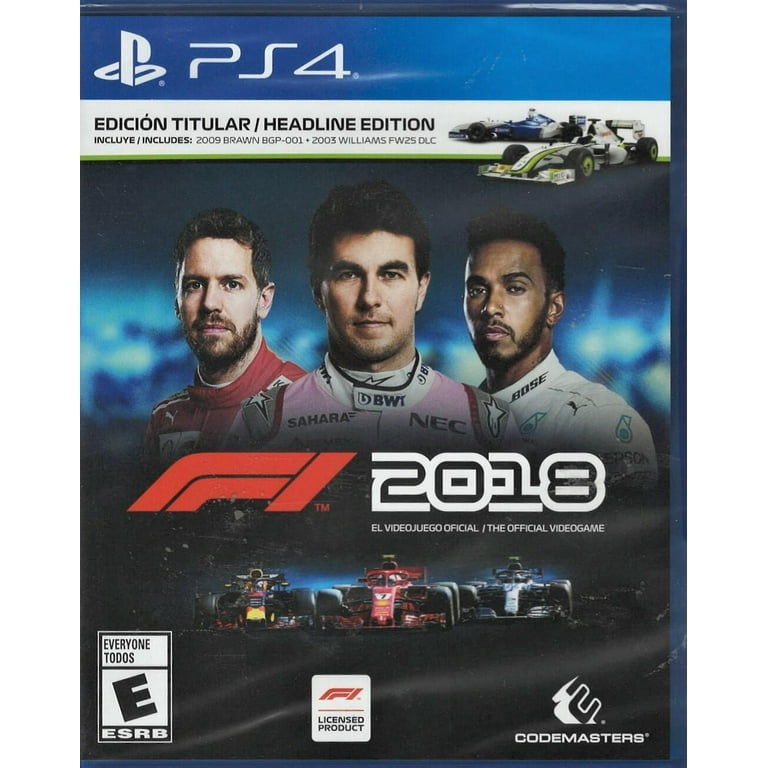F1 2018 Headline Edition PS4 Brand New Factory Sealed US Version PlayStation 4 Walmart
