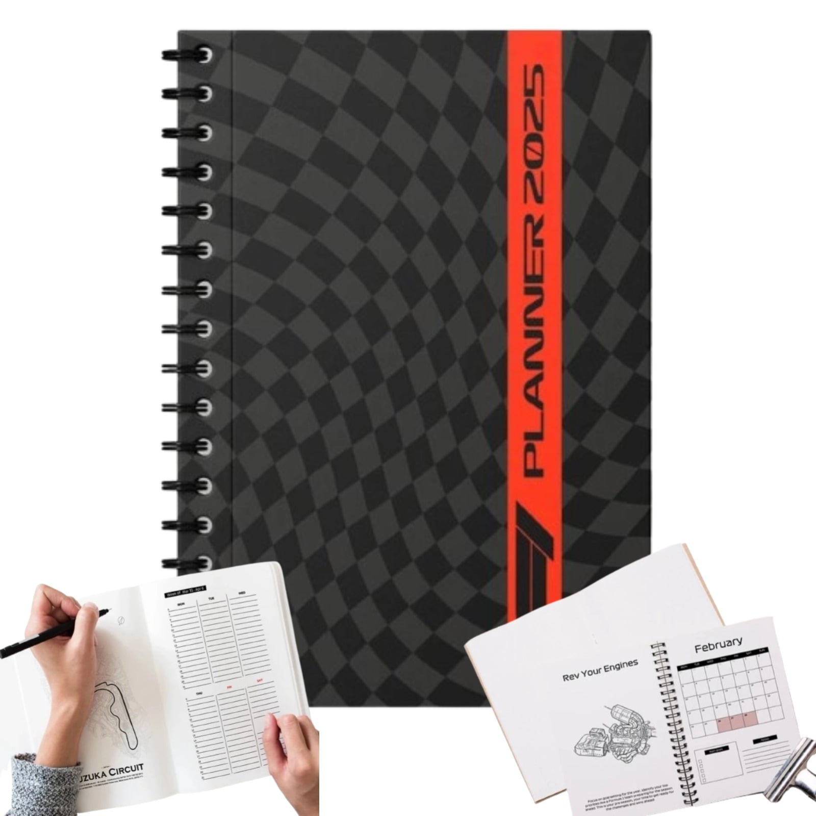 F1 20252026 Planner and Calendar, Yearly Planner 2025, Planner with F1