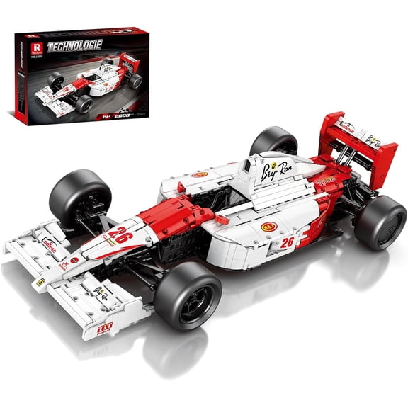 F1 Cars Building Sets , Technical MP4 Formula 1 Racing Car Model Kits 1:8 Scale Race Car Model Display for Home Office Decor (2800PCS)