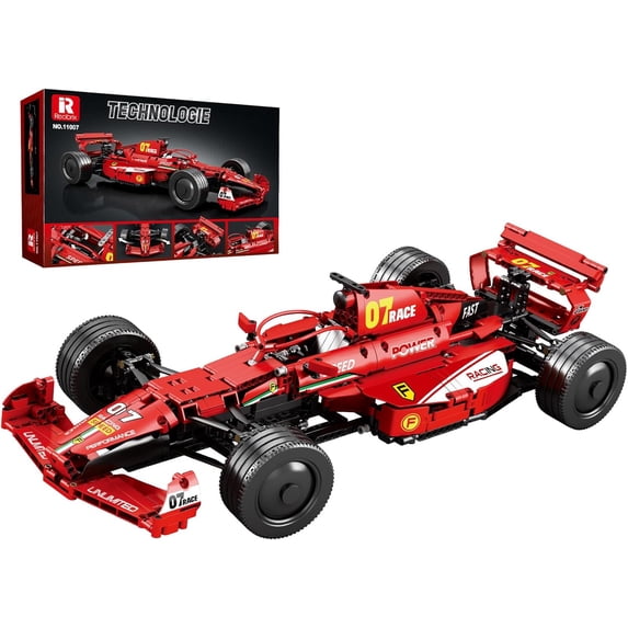 F1 Cars Building Sets for Adults, Technical Formula 1 Model Car Kits, Cool 1:8 Scale Race Car Model Display for Home or Office Decor, Collectible
