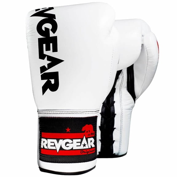 F1 Competitor Lace Boxing Glove - White