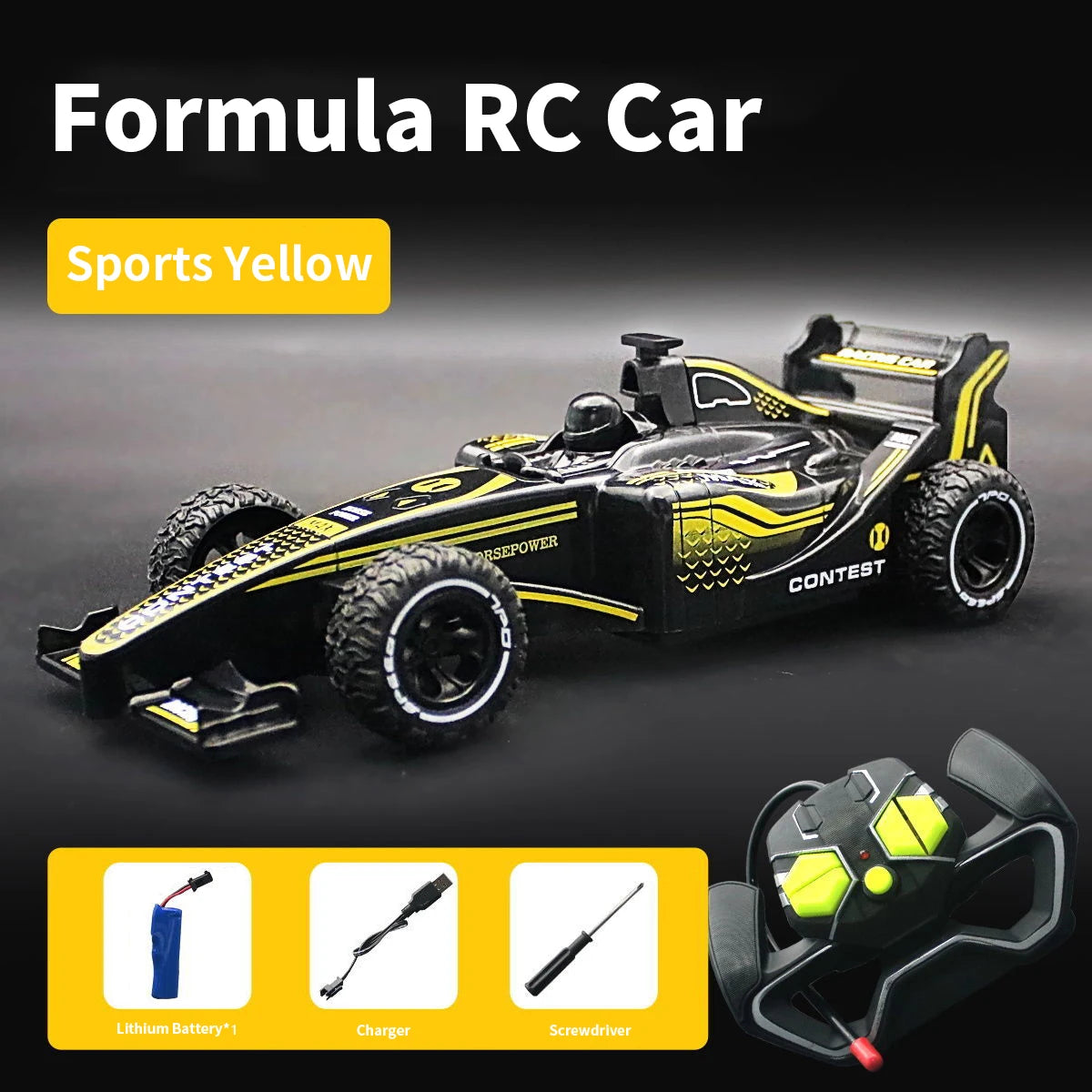 F1 Formula Model Cars Rc Car Remote Controlled Rechargeable Racing High