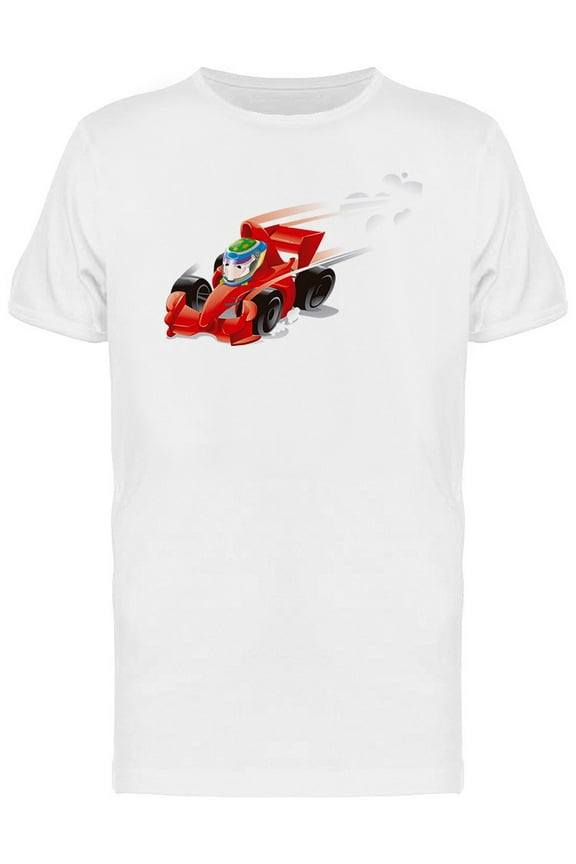 F1 Formula Racing Car T-Shirt Men -Image by Shutterstock, Male XX-Large
