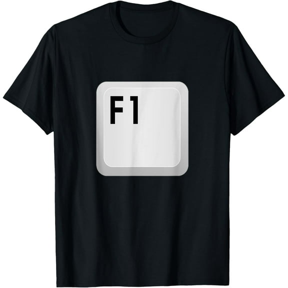 F1 Help keyboard key funny t-shirt T-Shirt