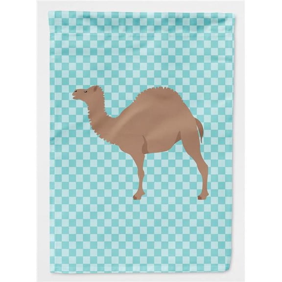 F1 Hybrid Camel Blue Check Garden Flag Size