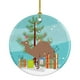 thumbnail image 1 of F1 Hybrid Camel Christmas Ceramic Ornament, 1 of 3