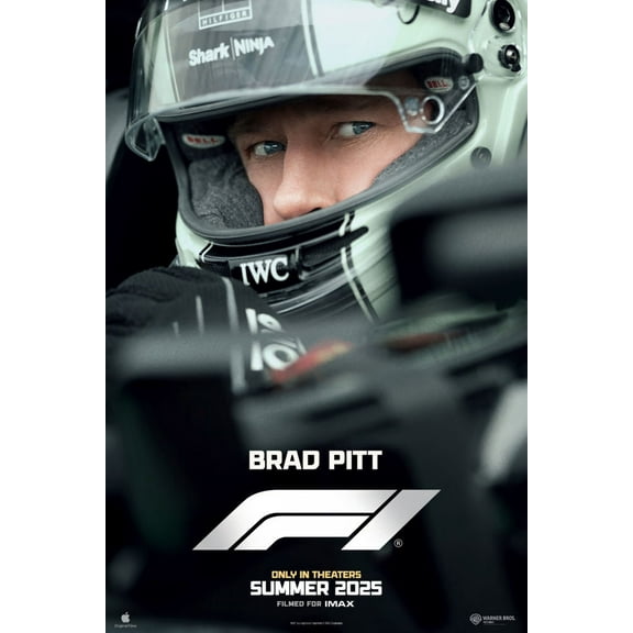 F1 Movie Poster #JJ01 2025 27"x40" 27x40 Multi Color Rectangle Bad Dog Posters