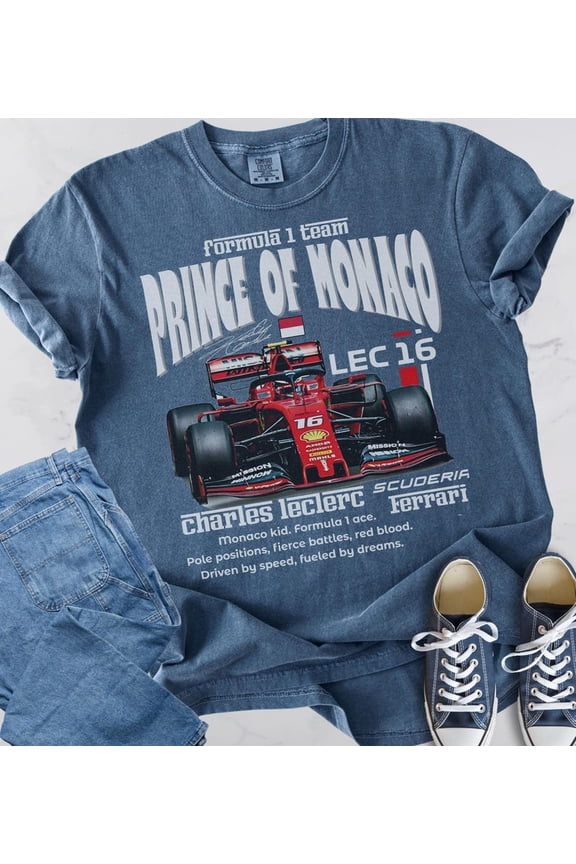 F1 Racing Graphic Shirt Russell Race Day Motorsport Driver 63 Car Illustration Russell Grand Prix Fan Apparel Comfort Colors Unisex Cotton T-Shirt, Sizes S-3XL