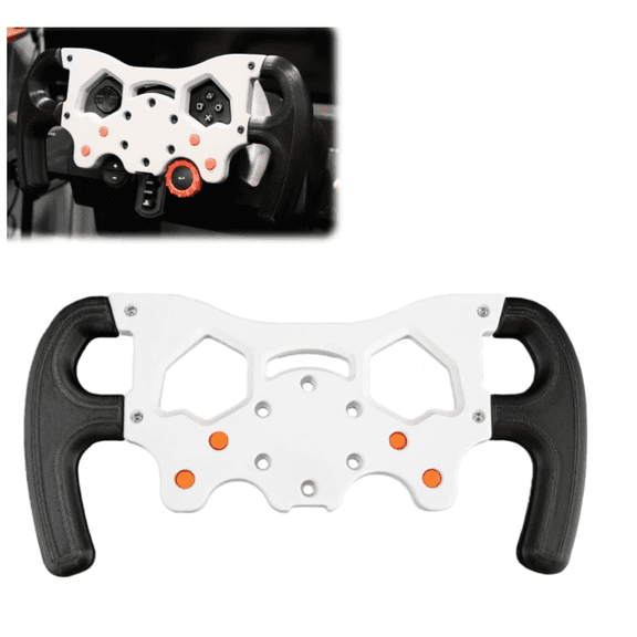 F1 Style Racing Wheel Mod Kit for Logitech G29/G920/G923/G929, Racing Wheel Upgrade Kit, Ergonomic Grip Simulator Accessory for Gaming Setup