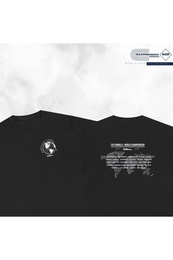 F1 merch - Formula 1 World Tour shirt Racingmedia Shop