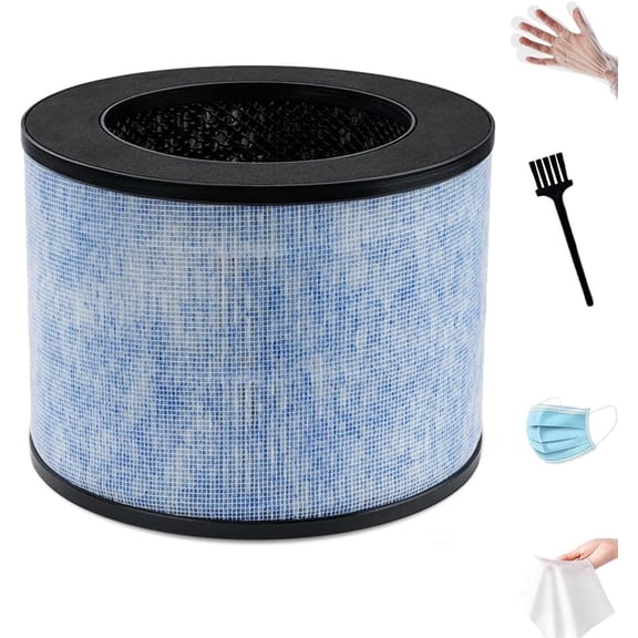 F100 HEPA Replacement Filter for instant air purifier filter AP100 Air Purifier, Compatible with Instant AP100 filter Small Air Purifier, 3-in-1 True HEPA Filter, Part# F100, 1-Pack