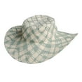 thumbnail image 1 of F1075-1 Bowling Queen Light Weight Womens Summer Hat, Sea Foam, 1 of 1