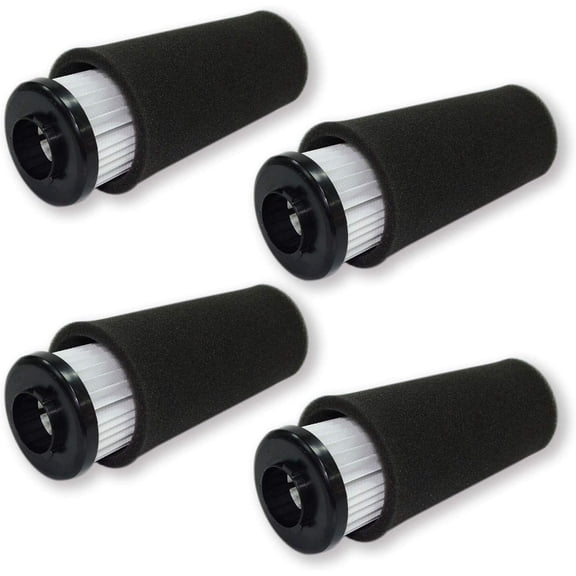 F112 Filter Replacement 4 Pack Compatible with Dirt Devil Upright Vacuum Cleaner, Pre Motor Endura Odor Trapping Filter Set, Replace part AD47936