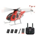 thumbnail image 1 of F119S MD500 Little Bird Smart GPS RC Helicopter with LED Lights, 1/16 Scale 2.4G 9CH Single-Rotor Brushless RC Helicopter with Optical Flow, Altitude Hold, One-Key Takeoff/Landing for Advanced Pilots, 1 of 7