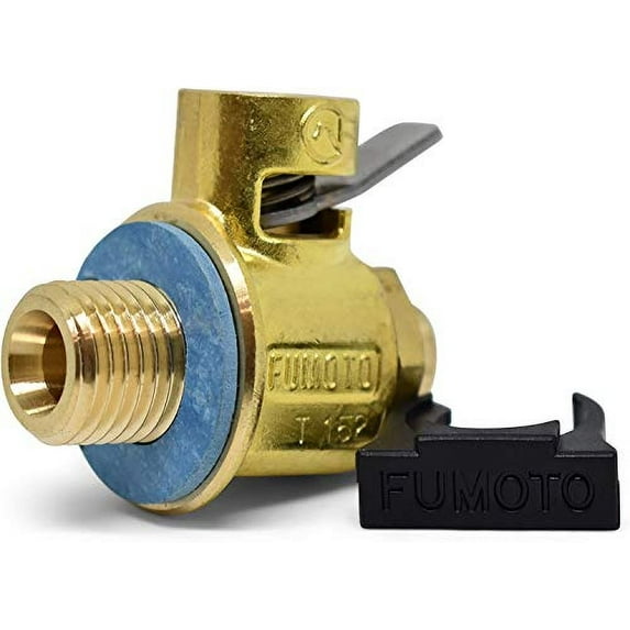 F137S with LC-10 S-Series Large Body Fumoto Valve with Short Nipple and LC-10 Lever Clip for 12mm-1.75