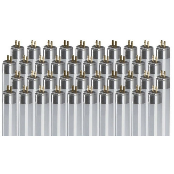 F14T5 14W 22 Inch T5 Fluorescent Light Bulb | 3000K Warm White Medium Bi-Pin Base | 1350 Lumens 85 CRI 36000 Life Hours | Instant/Programmed Start | 40 Pack by GoodBulb