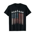 thumbnail image 1 of F15 Eagle Fighter Jet USA Flag Airplane F-15 4th Of July T-Shirt, 1 of 5