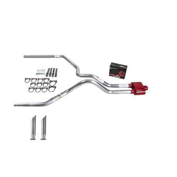 F150 07-13 dual exhaust 2.5 MA pipe Cherry Bomb Extreme SC Tip