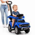 thumbnail image 1 of COCLUB 3 In 1 Push Car for Toddlers, Licensed Ford F-150 Push Car with Removable Parents Handle, Guardrails, Horn, LED Light, Toddlers Ride On Toys for Ages 18-36 Months, Blue, 1 of 8