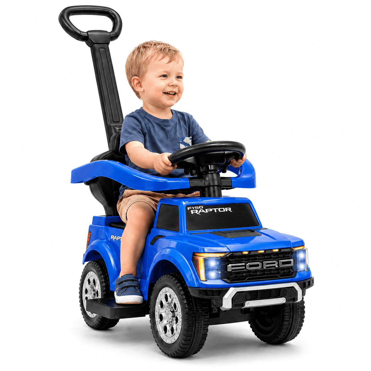 Detachable Fall Protection Railing iYofe 3 in 1 Push Car for Toddler Ages 1-3, Ford F150 Stroller ...