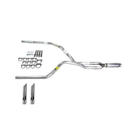 F150 87-94 dual exhaust 2.5 pipe Glass Pack muffler SW Tip