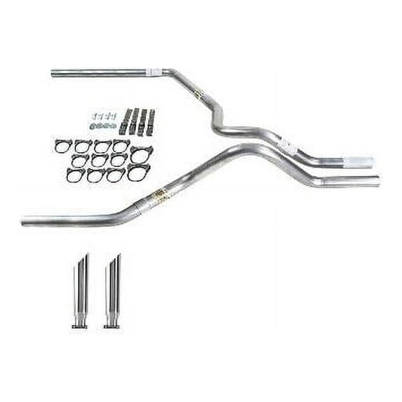 F150 98-04 dual exhaust 2.5 MA pipe No Muffler SC Tip