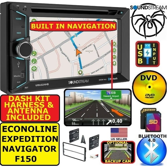 F150 NAVIGATOR EXPEDITION ECONOLINE BLUETOOTH CD NAVIGATION GPS SYSTEM Car Radio