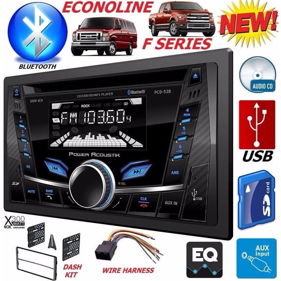 F150 NAVIGATOR EXPEDITION ECONOLINE VAN Car Stereo Radio Cd Bluetooth Double Din