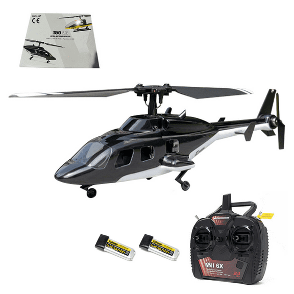 F150BL V3 Air-Wolf RC Helicopter for Adults, 2.4G 5CH 6-Axis Gyro AHSS Frequency Hopping Remote Control Helicopter with CC3D Flight Control & LED Lights - RTF