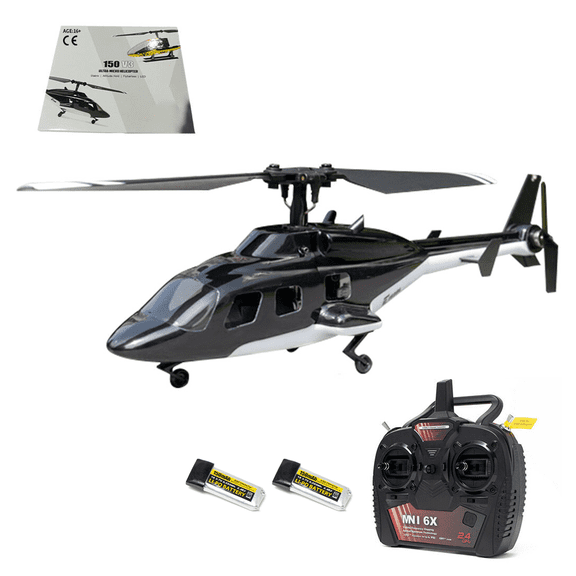 F150BL V3 Airwolf RC Helicopter for Adults, 2.4G 5CH Remote Control Helicopter with LED Lights, Military Aircraft Model for Adults(RTF)