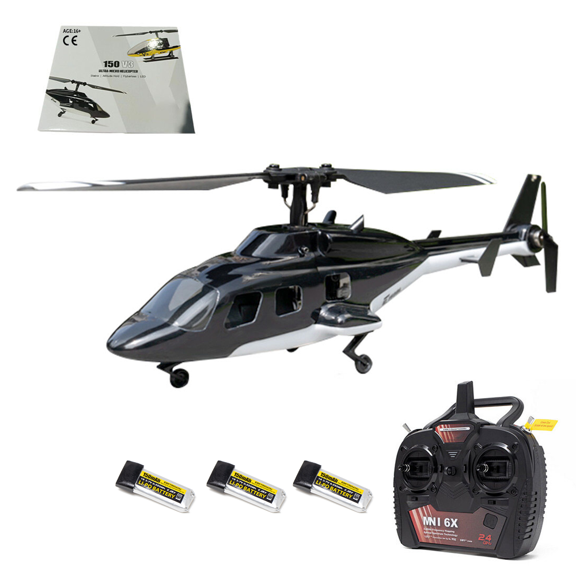 F150BL V3 Airwolf RC Helicopter for Adults, 2.4G 5CH Remote Control Helicopter with LED Lights, Military Aircraft Model for Adults(RTF)