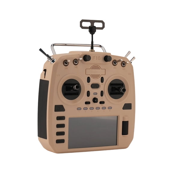 F16 FPV RC Transmitter with Hall Gimbals, Built-in ELRS Module, 5.8G Analog Video, Touchscreen Remote Controller for FPV Aircraft