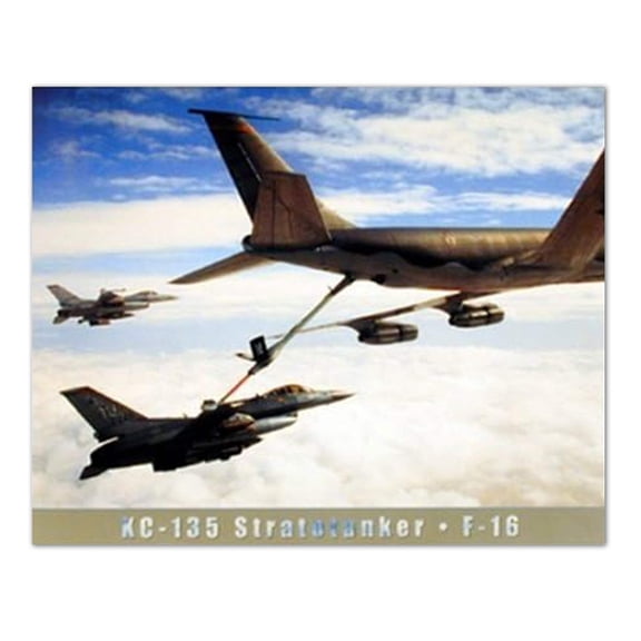 F16 Stratotanker Jet Airplane Wall Picture 16x20 Art Print