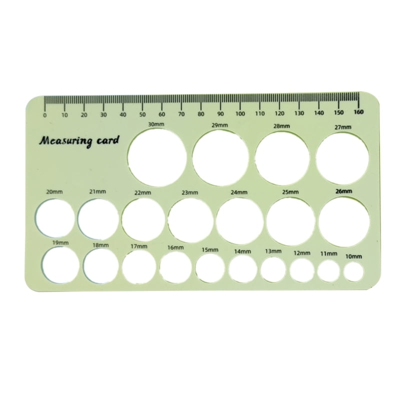 F1CB Nipple Size Measuring Card Breastpump Flange Sizing Tool for ...