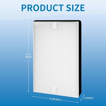 F2 True HEPA Filter Compatible with Room Purifier Models FAP-C02WA-G2 FAP-C03BA-G2 FAP-T03BA-G2 FAP-SCO2N 4 Pack