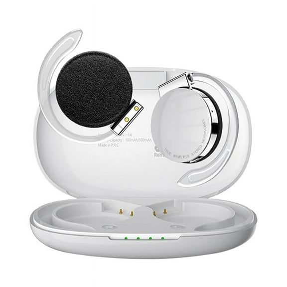 F2 Wireless Bluetooth Headset Over-Ear Sports Headset Noise Cancelling Talking Headset Stereo Music Headset-White