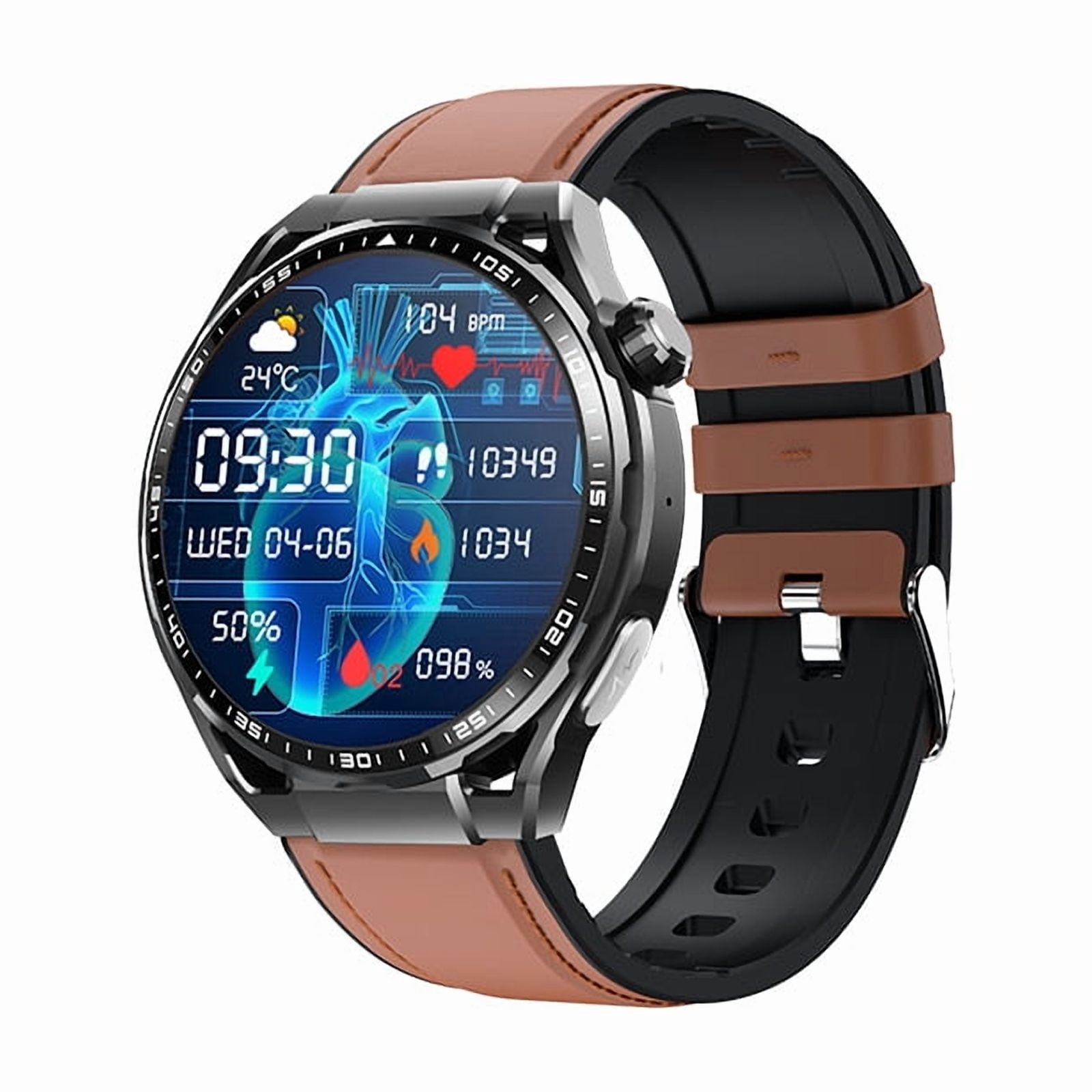 LAATIKUI smartwatch F200 waterproof IP67 suitable for both men's and women's sports mode, 1.55-inch fitness tracker, for answering/making calls/smart reminders