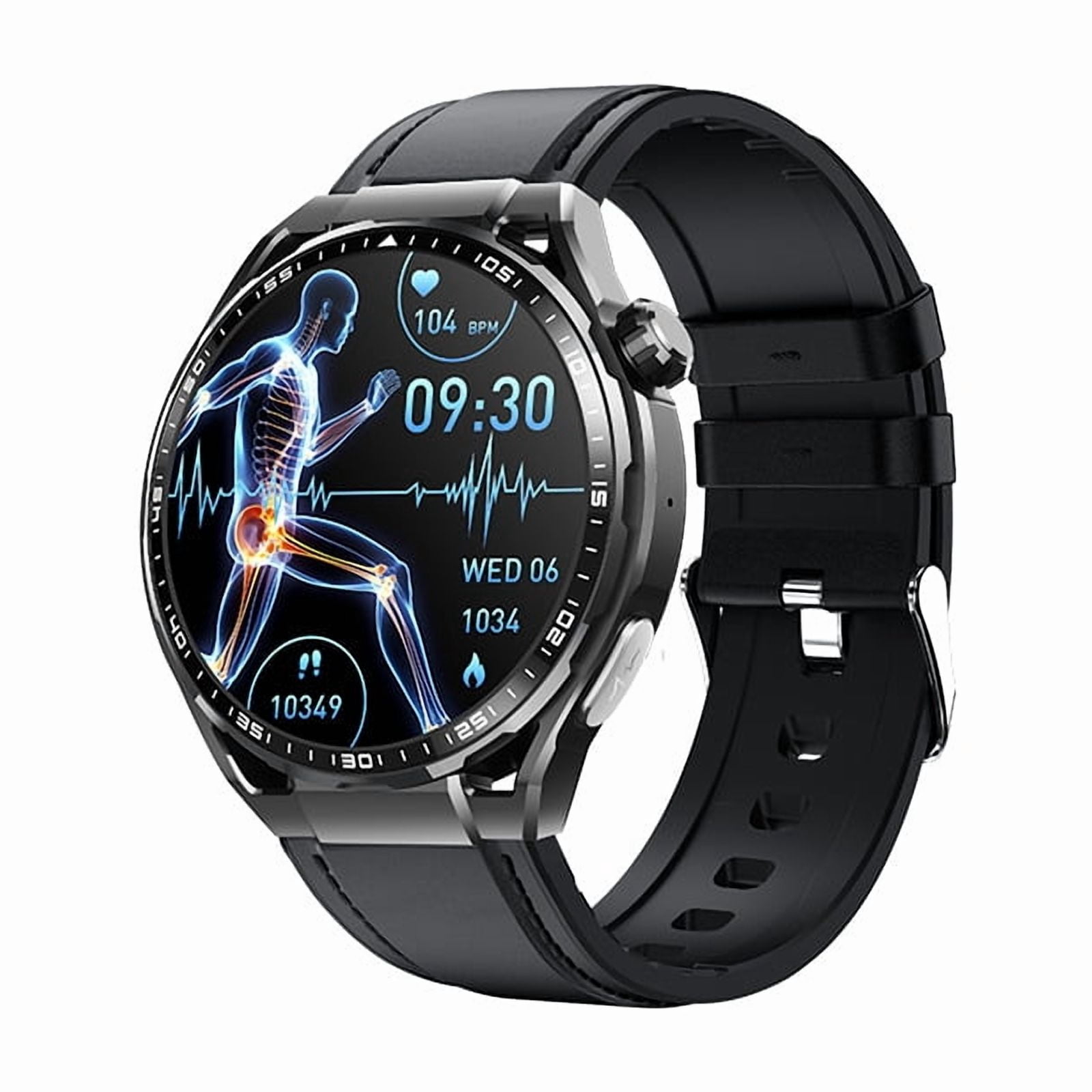 LAATIKUI smartwatch F200 waterproof IP67 suitable for both men's and women's sports mode, 1.55-inch fitness tracker, for answering/making calls/smart reminders