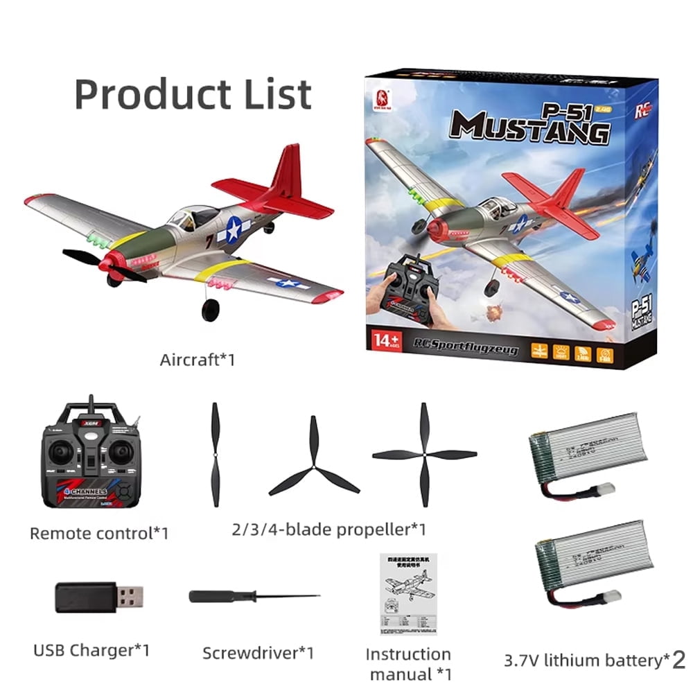 F22 RC Foam Plane 4 Channels 6G Auto Stabilization with 4K Camera Stunt Remote Control Airplanes Aircraft Toys for Children
