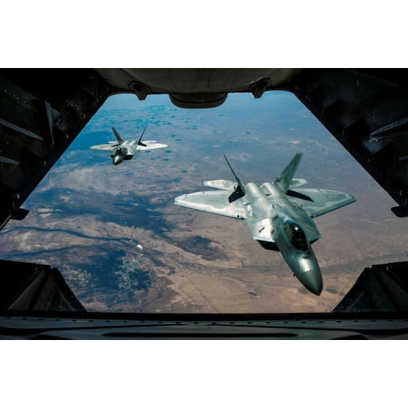 F22 Raptors Poster 24In x 36In Art Poster 24x36 Unframed, Age: Adults, Rectangle Best Posters
