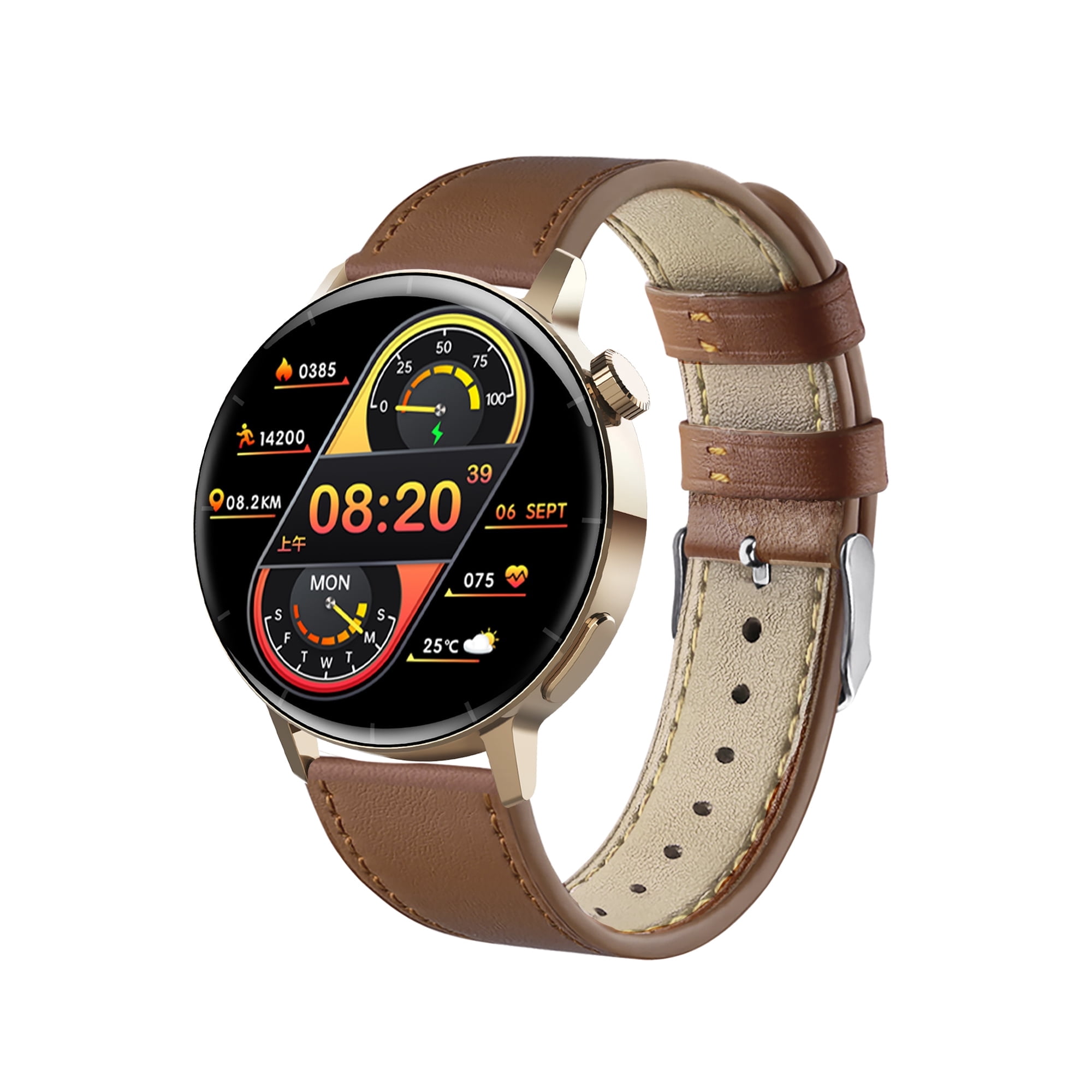 LAATIKUI F22R smart watch monitoring fitness tracker global positioning system Bluetooth call