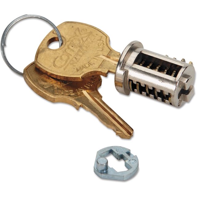 F23cx Removable Lock Replacement Kit, Brushed Chrome