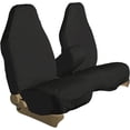 thumbnail image 1 of F282 1998-2001 Ford Ranger XLT XCab Front High Back 60/40 Split Bench with Molded Headrests and Opening Center Console in Black Twill, 1 of 2
